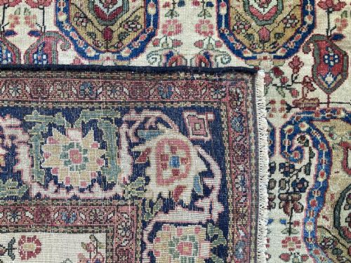 ANTIQUE SAROUK RUG 207M X 130M - ADDITIONAL PHOTO 8