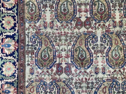 ANTIQUE SAROUK RUG 207M X 130M - ADDITIONAL PHOTO 9