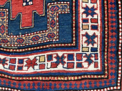 ANTIQUE CAUCASIAN KAZAK RUG 191M X 106M - ADDITIONAL PHOTO 3