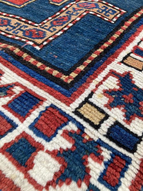ANTIQUE CAUCASIAN KAZAK RUG 191M X 106M - ADDITIONAL PHOTO 6