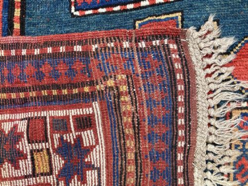 ANTIQUE CAUCASIAN KAZAK RUG 191M X 106M - ADDITIONAL PHOTO 8