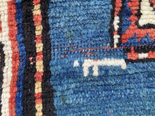 ANTIQUE CAUCASIAN KAZAK RUG 191M X 106M - ADDITIONAL PHOTO 11
