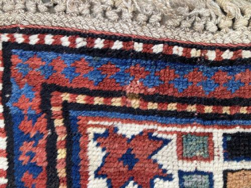 ANTIQUE CAUCASIAN KAZAK RUG 191M X 106M - ADDITIONAL PHOTO 14