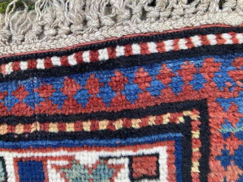 ANTIQUE CAUCASIAN KAZAK RUG 191M X 106M - ADDITIONAL PHOTO 15