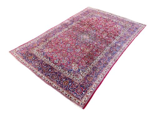 VINTAGE SILK KASHAN RUG 206M X 130M - ADDITIONAL PHOTO 2
