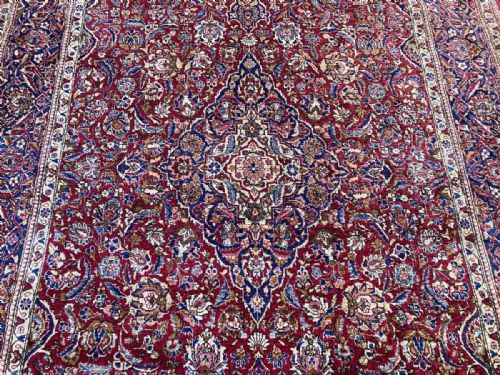 VINTAGE SILK KASHAN RUG 206M X 130M - ADDITIONAL PHOTO 5