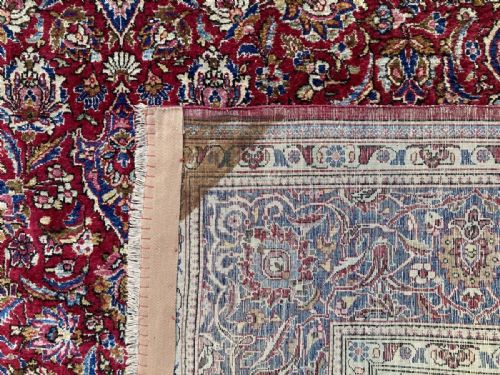 VINTAGE SILK KASHAN RUG 206M X 130M - ADDITIONAL PHOTO 9