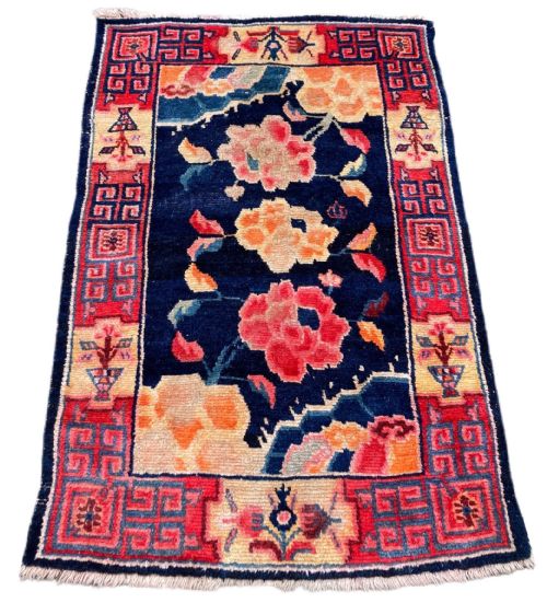 ANTIQUE TIBETAN RUG 140M X 091M - ADDITIONAL PHOTO 1