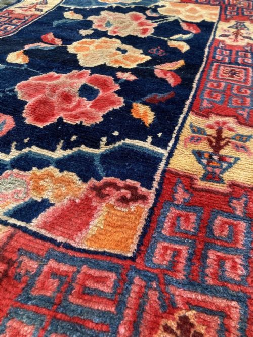 ANTIQUE TIBETAN RUG 140M X 091M - ADDITIONAL PHOTO 5