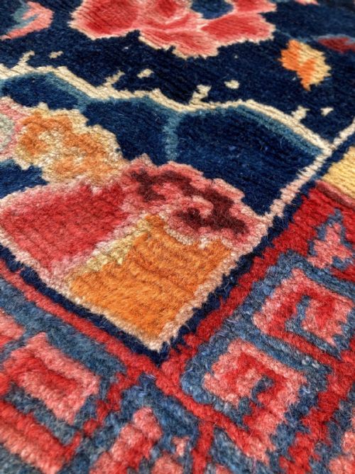 ANTIQUE TIBETAN RUG 140M X 091M - ADDITIONAL PHOTO 6