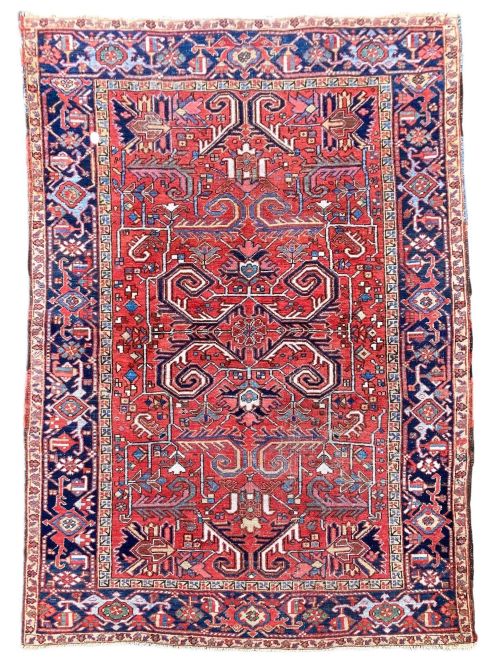 antique heriz carpet 287m x 196m - CATEGORY: ANTIQUE RUGS - DATED 1920