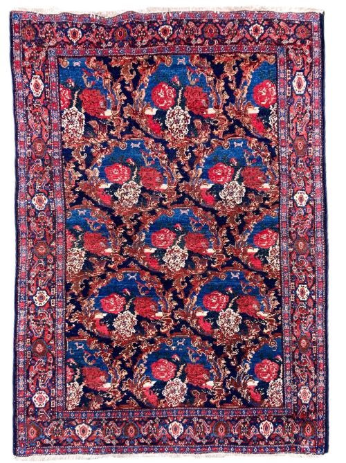 antique senneh rug 189m x 139m - CATEGORY: ANTIQUE RUGS - DATED 1910