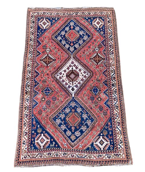 ANTIQUE QASHQAI RUG 192M X 116M - ADDITIONAL PHOTO 1