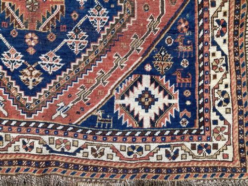 ANTIQUE QASHQAI RUG 192M X 116M - ADDITIONAL PHOTO 3