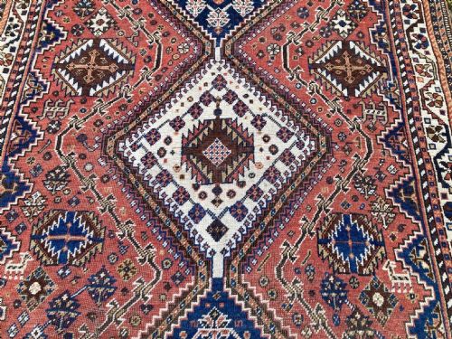 ANTIQUE QASHQAI RUG 192M X 116M - ADDITIONAL PHOTO 4