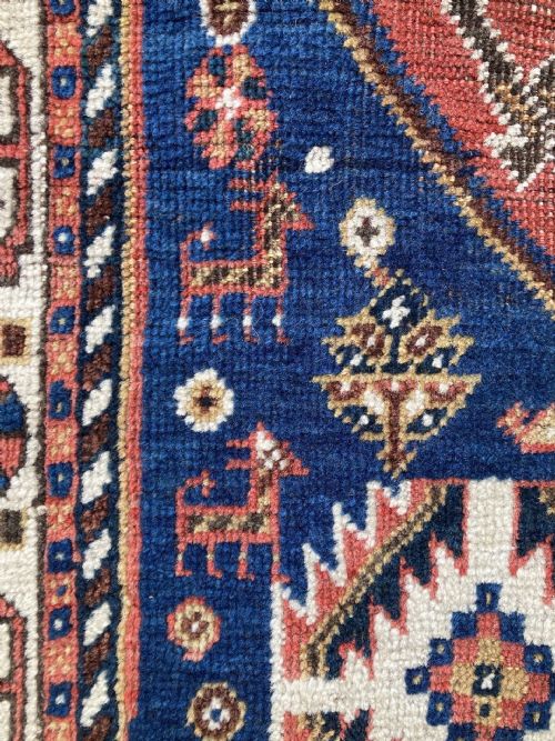 ANTIQUE QASHQAI RUG 192M X 116M - ADDITIONAL PHOTO 8