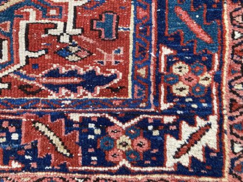 ANTIQUE HERIZ RUG 139M X 094M - ADDITIONAL PHOTO 3