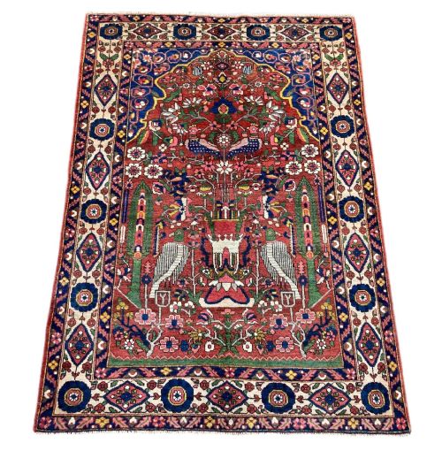 ANTIQUE BAKHTIAR RUG 205M X 145M - ADDITIONAL PHOTO 1