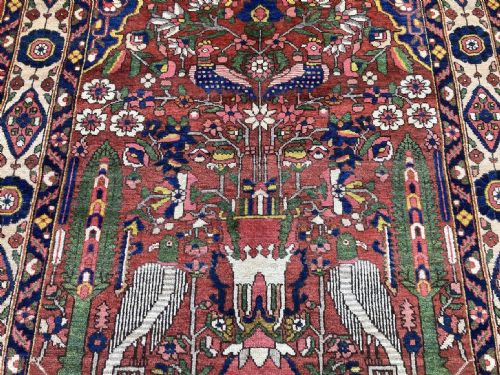 ANTIQUE BAKHTIAR RUG 205M X 145M - ADDITIONAL PHOTO 4