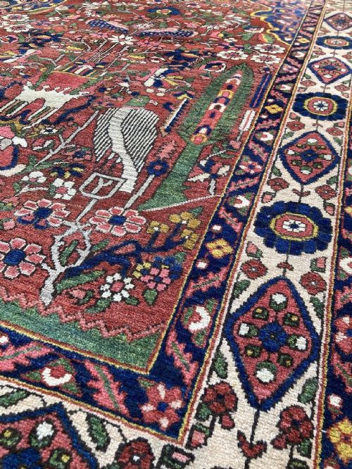 ANTIQUE BAKHTIAR RUG 205M X 145M - ADDITIONAL PHOTO 5