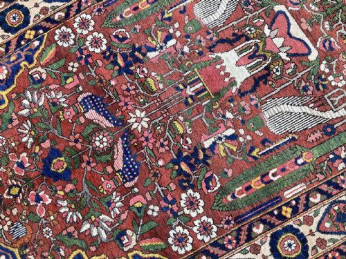 ANTIQUE BAKHTIAR RUG 205M X 145M - ADDITIONAL PHOTO 7