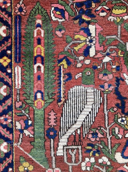 ANTIQUE BAKHTIAR RUG 205M X 145M - ADDITIONAL PHOTO 9