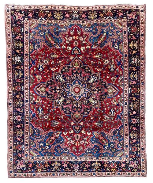 antique bakhtiar carpet 352m x 276m - CATEGORY: ANTIQUE RUGS - DATED 1920