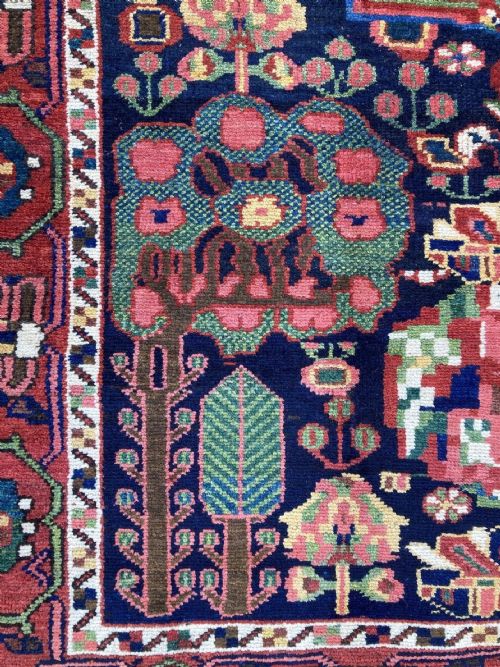 ANTIQUE BAKHTIAR RUG 210M X 138M - ADDITIONAL PHOTO 9