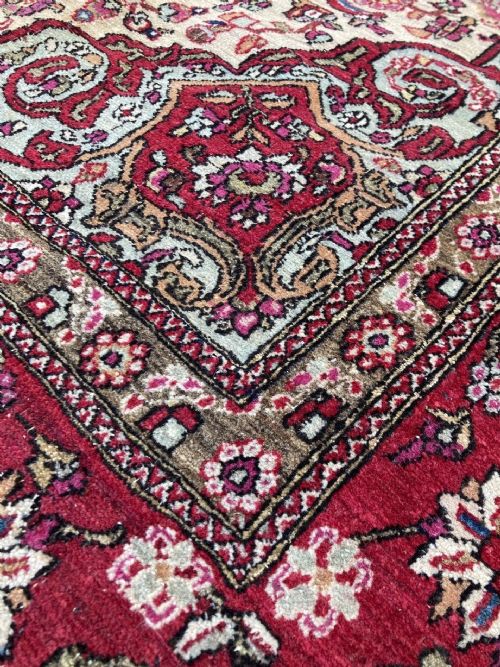 ANTIQUE ISFAHAN RUG 210M X 148M - ADDITIONAL PHOTO 6