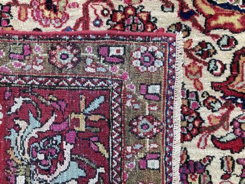 ANTIQUE ISFAHAN RUG 210M X 148M - ADDITIONAL PHOTO 8