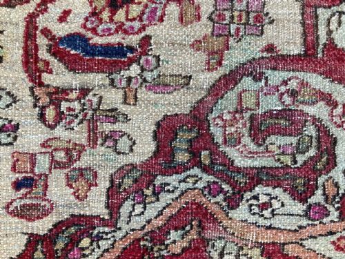 ANTIQUE ISFAHAN RUG 210M X 148M - ADDITIONAL PHOTO 12