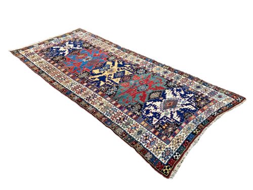 ANTIQUE CAUCASIAN KAZAK RUG 286M X 134M - ADDITIONAL PHOTO 2