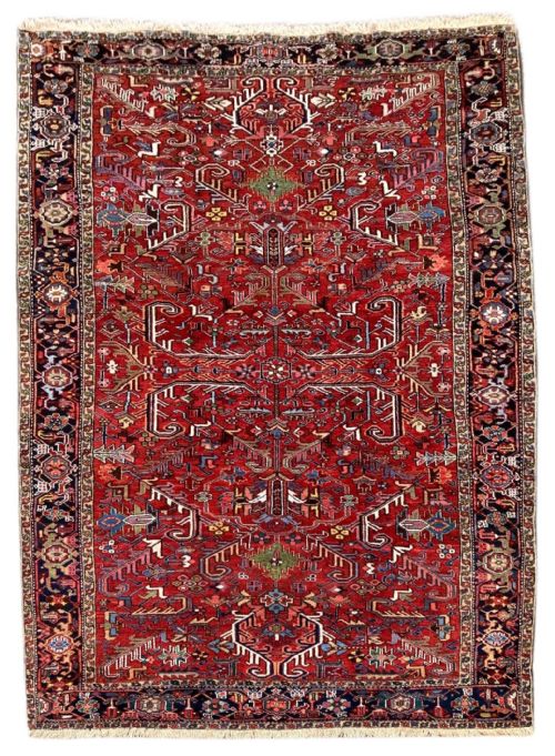 antique heriz carpet 343m x 241m - CATEGORY: ANTIQUE RUGS - DATED 1910