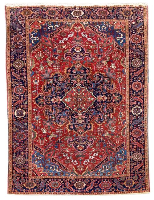 antique karadja carpet 350m x 265m - CATEGORY: ANTIQUE RUGS - DATED 1900