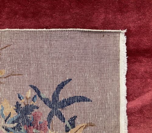 ANTIQUE CHINESE ART DECO CARPET 346M X 272M - ADDITIONAL PHOTO 12