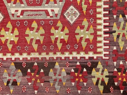 ANTIQUE ANATOLIAN KILIM 183M X 103M - ADDITIONAL PHOTO 3