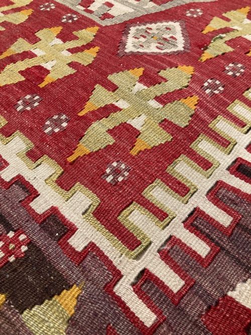 ANTIQUE ANATOLIAN KILIM 183M X 103M - ADDITIONAL PHOTO 6