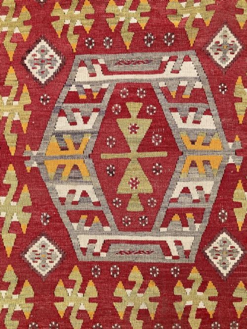 ANTIQUE ANATOLIAN KILIM 183M X 103M - ADDITIONAL PHOTO 10