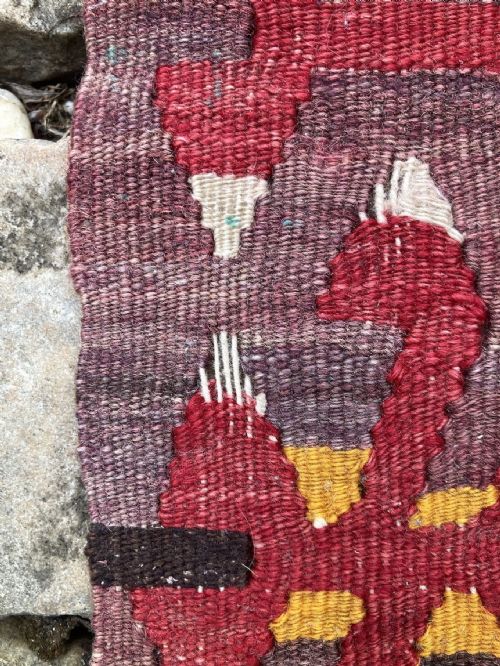 ANTIQUE ANATOLIAN KILIM 183M X 103M - ADDITIONAL PHOTO 11
