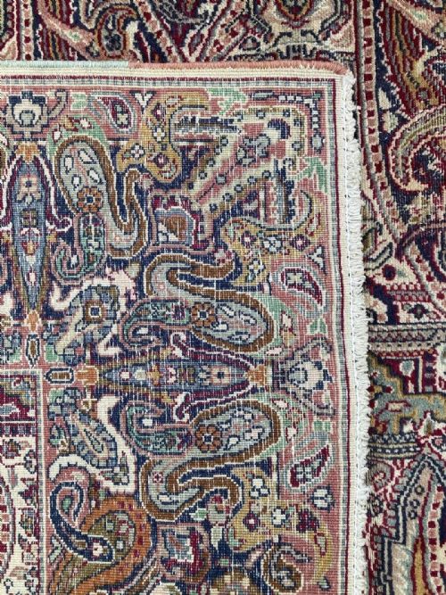 ANTIQUE KIRMAN CARPET 267M X 184M - ADDITIONAL PHOTO 9