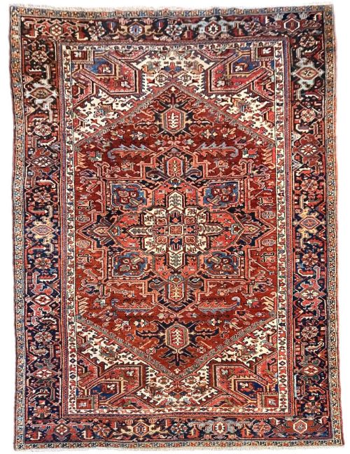 antique heriz carpet 312m x 222m - CATEGORY: ANTIQUE RUGS - DATED 1920