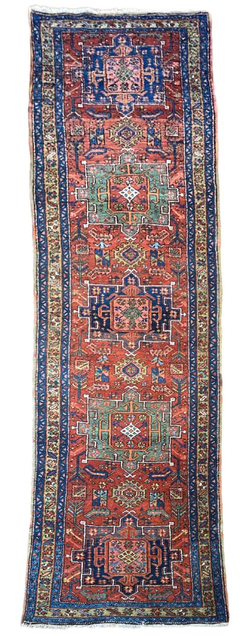 antique heriz runner 310m x 087m - CATEGORY: ANTIQUE RUGS - DATED 1900