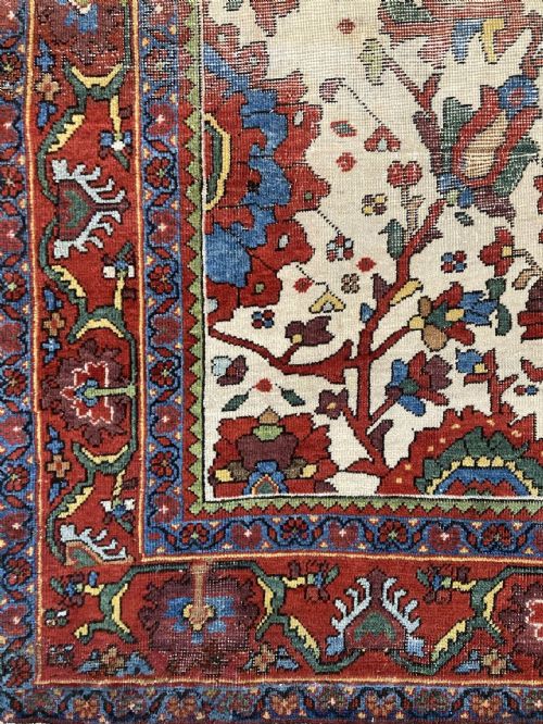 ANTIQUE FERAHAN RUG 197M X 124M - ADDITIONAL PHOTO 4