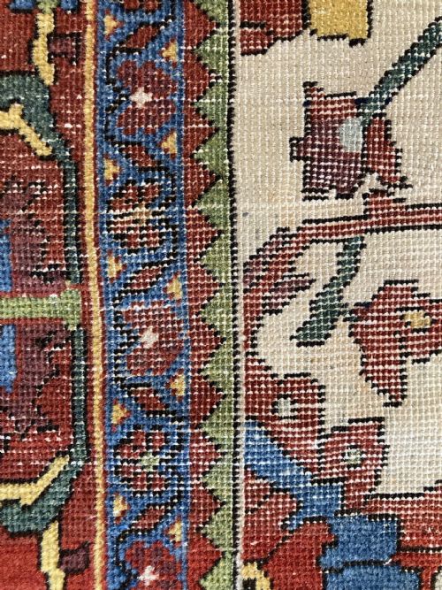 ANTIQUE FERAHAN RUG 197M X 124M - ADDITIONAL PHOTO 11