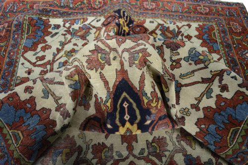 ANTIQUE FERAHAN RUG 197M X 124M - ADDITIONAL PHOTO 15