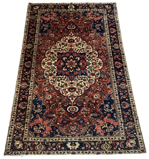 ANTIQUE BAKHTIAR RUG 212M X 138M - ADDITIONAL PHOTO 1