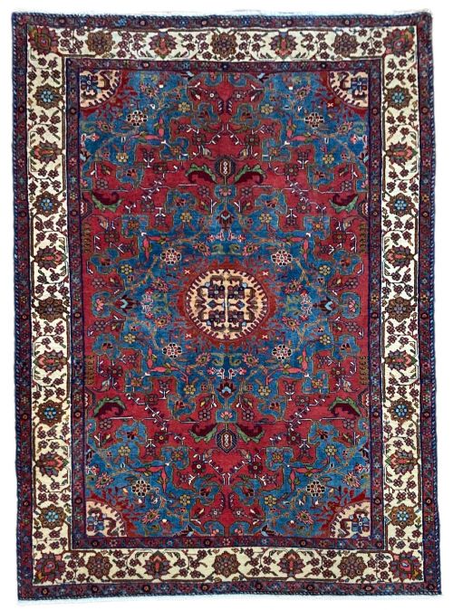 antique tafrish rug 195m x 136m - CATEGORY: ANTIQUE RUGS - DATED 1920