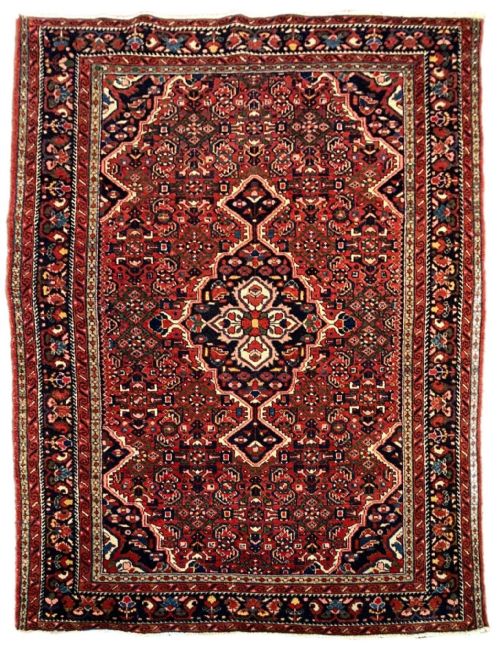 antique hamadan rug 204m x 151m - CATEGORY: ANTIQUE RUGS - DATED 1920