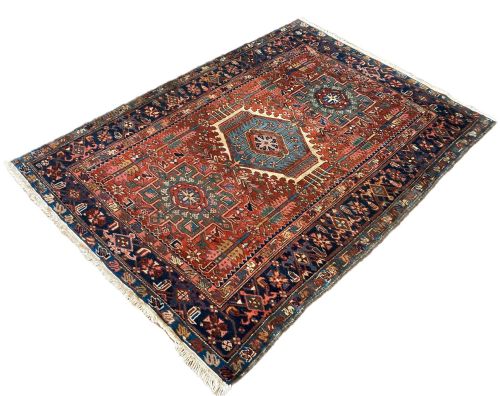 ANTIQUE KARADJA RUG 192M X 144M - ADDITIONAL PHOTO 2