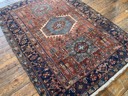 ANTIQUE KARADJA RUG 192M X 144M - ADDITIONAL PHOTO 4